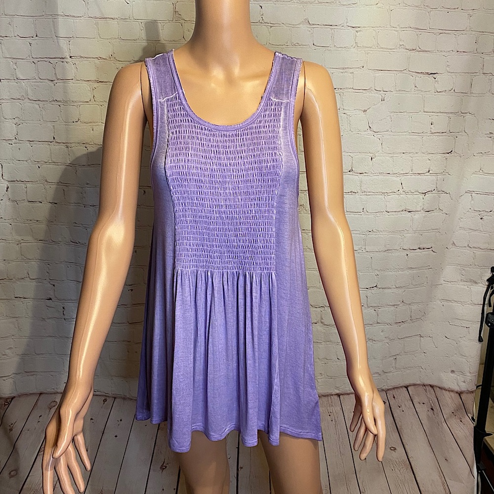 Blue Rain NWT flowy lavender boho tank top blouse size small and medium